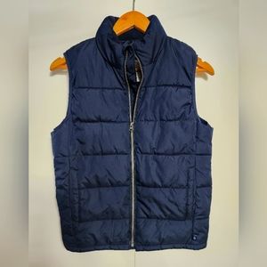 Boys' cold control warm vest, navy blue, size L, new